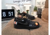 Кроссовки Nike Air Force 1 Low Just Do It Black/White - Фото 2