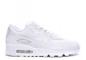 Кроссовки Nike Air Max 90 Leather All White - Фото 1