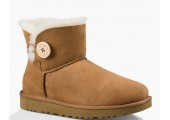 UGG Bailey Button Mini Chestnut - Фото 2