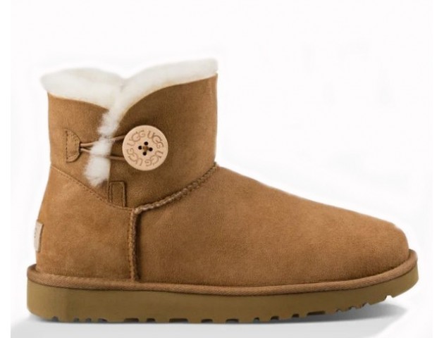 UGG Bailey Button Mini Chestnut
