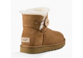 UGG Bailey Button Mini Chestnut - Фото 4
