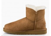 UGG Bailey Button Mini Chestnut - Фото 3