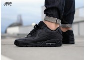 Кроссовки Nike Air Max 90 Leather Black - Фото 6
