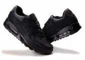 Кроссовки Nike Air Max 90 Leather Black - Фото 3