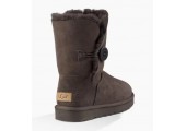 UGG BAILEY BUTTON II BOOT CHOCOLATE - Фото 2