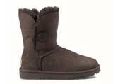 UGG BAILEY BUTTON II BOOT CHOCOLATE - Фото 1