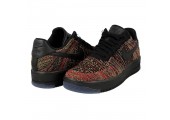 Кроссовки Nike Air Force 1 Low Flyknit Blаck/Bright Crimson - Фото 3