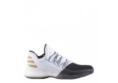 Кроссовки Adidas Harden Vol.1 Black Toe/White - Фото 1