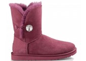 UGG Bailey Button Bling Bordo - Фото 1