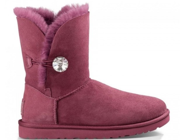 UGG Bailey Button Bling Bordo