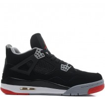 Баскетбольные кроссовки Nike Air Jordan Retro IV Black cement