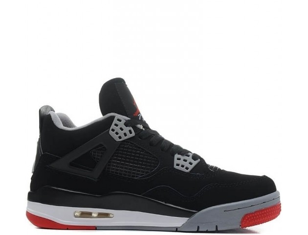 Баскетбольные кроссовки Nike Air Jordan Retro IV Black cement