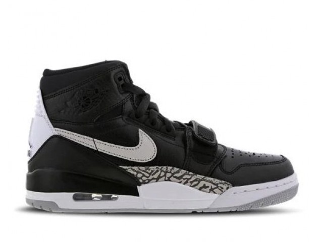 Баскетбольные кроссовки Nike Air Jordan Legacy 312 Black/Elephant Print/White