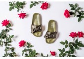 Тапочки Puma х Rihanna Fenty Bow Olive Branch - Фото 8