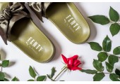 Тапочки Puma х Rihanna Fenty Bow Olive Branch - Фото 9
