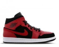 Баскетбольные кроссовки Nike Air Jordan 1 Mid Red/Black