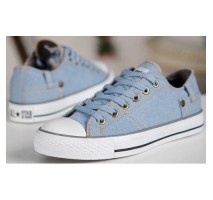 Кеды Converse Chuck Taylor Retro Classic Denim Lo Sneakers Light Blue