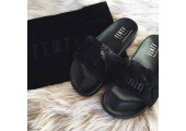 Тапочки Fenty Puma By Rihanna Leadcat Black - Фото 2